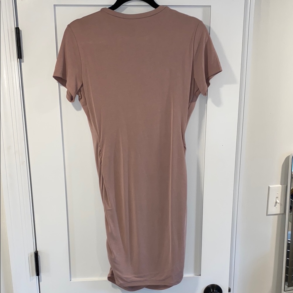 Express Mauve Ruched Dress - Picture 5 of 5